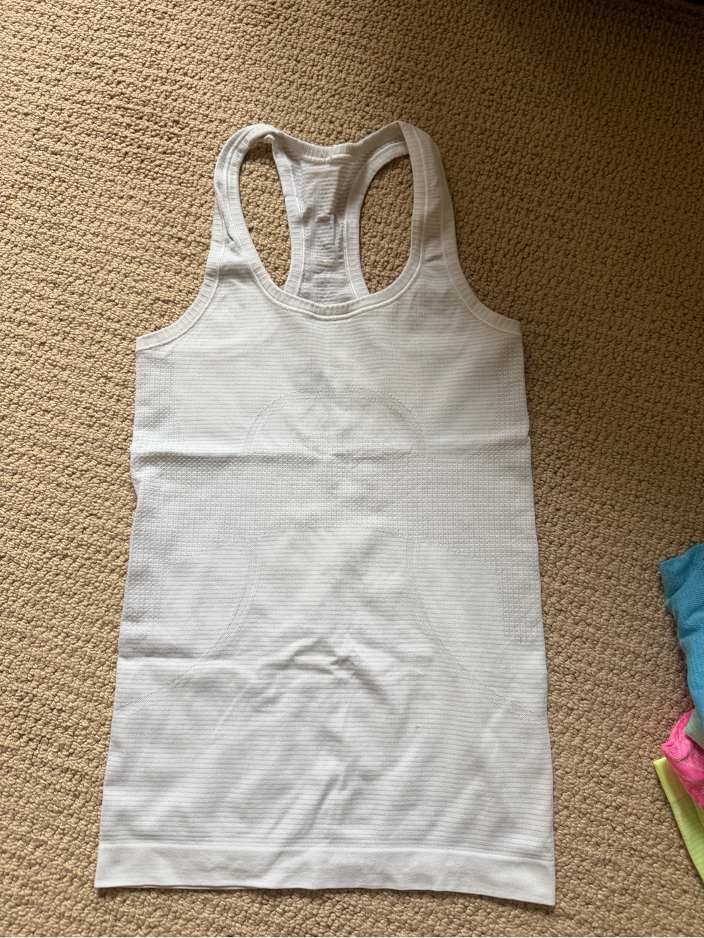 lululemon athletica Tank Top Lot - Pink, Black, Lime, Light Blue, Aqua, White - Picture 5 of 9
